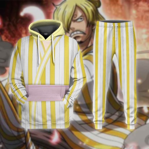 9Heritages 3D One Piece Sanji The Wano Country Arc Custom Sweatpants