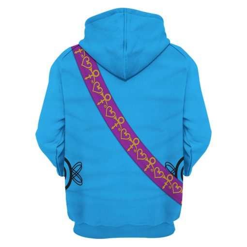 9Heritages Prince Suit Turquoise and Orange All-Over Print Unisex Pullover Hoodie, Sweatshirt, T-Shirt, and Swatpants