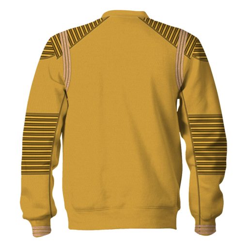 DIS Enterprise Uniform Command Captain Brown Hoodie Sweatshirt T-Shirt Sweatpants Apparel
