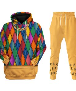 9Heritages Prince Ultra Colourful Suit All-Over Print Unisex Pullover Hoodie, Sweatshirt, T-Shirt, and Swatpants
