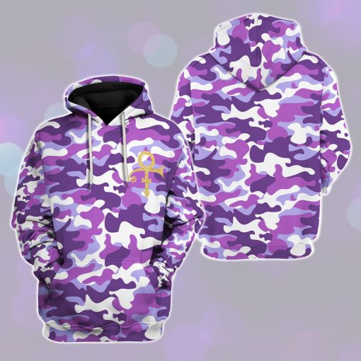 9Heritages Purple Camo Premium Sherpa Lined Unisex Pullover Hoodie, Sweatshirt, T-Shirt