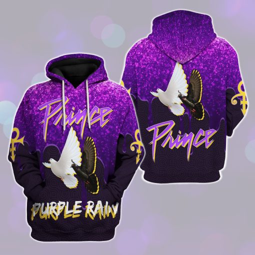 9Heritages Purple Rain Doves Unisex Pullover Hoodie, Sweatshirt, T-Shirt