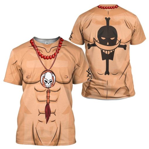 9Heritages Cosplay Ace One Piece Custom T-Shirts Hoodies Apparel