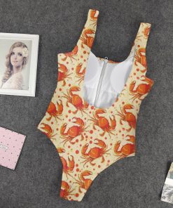 9Heritages 3D Crabs One Piece Swimsuit