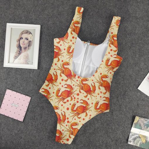 9Heritages 3D Crabs One Piece Swimsuit