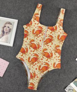 9Heritages 3D Crabs One Piece Swimsuit