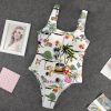 9Heritages 3D Corgi Dog Custom One Piece Swimsuit