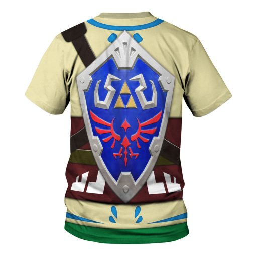 Skyloft Uniform - Skyward Sword Link Attire Shield Unisex Hoodie Sweatshirt T-shirt Sweatpants Cosplay
