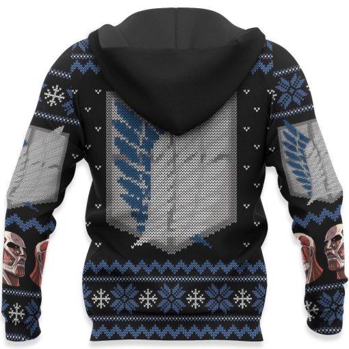 9Heritages 3D Anime Attack On Titan Shirt Scout Custom Fandom Ugly Christmas Sweater