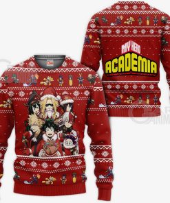3D Anime My Hero Academia Custom Fandom Ugly Christmas Sweater