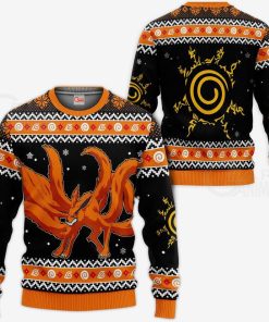 9Heritages 3D Anime Naruto Shippuden Kurama Nine Tails Custom Fandom Ugly Christmas Sweater