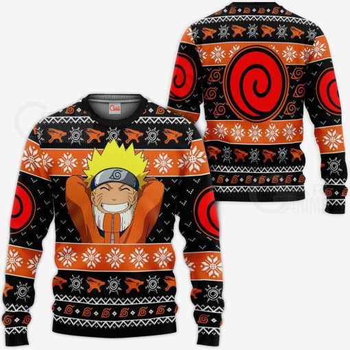 Uzumaki Happy Ugly Christmas Sweater Anime Xmas Gift VA10