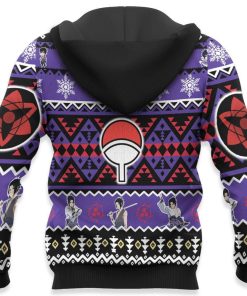 9Heritages 3D Anime Naruto Shippuden Uchiha Sasuke Custom Fandom Ugly Christmas Sweater