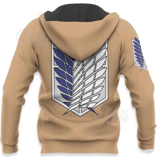 9Heritages 3D Anime Attack On Titan Wings Of Freedom Scout Custom Hoodie