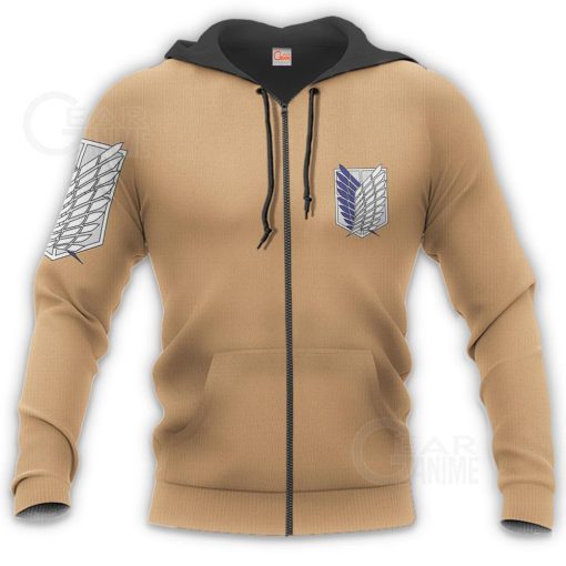 9Heritages 3D Anime Attack On Titan Wings Of Freedom Scout Custom Hoodie