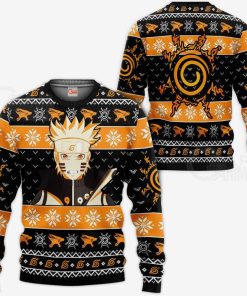 9Heritages 3D Anime Naruto Shippuden Kurama Custom Fandom Ugly Christmas Sweater