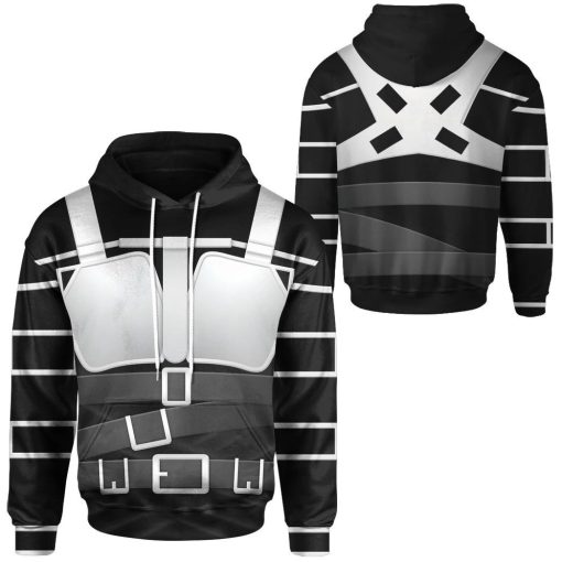 9Heritages 3D Anime Attack On Titan Mikasa Ackerman Custom Cosplay Costume Hoodie