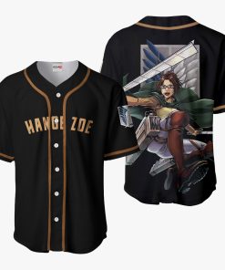 9Heritages 3D Anime Attack On Titan Hange Zoe Custom Fandom Baseball Tee VA301500