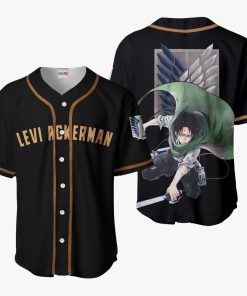 9Heritages 3D Anime Attack On Titan Levi Ackerman Custom Fandom Baseball Tee VA301373