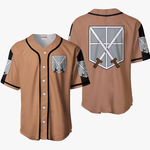 9Heritages 3D Anime Attack On Titan Training Corps Custom Baseball Tee