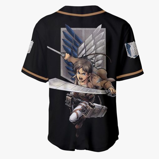 9Heritages 3D Anime Attack On Titan Eren Yeager Custom Fandom Baseball Tee VA301370