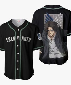 9Heritages 3D Anime Attack On Titan Eren Yeager Custom Fandom Baseball Tee