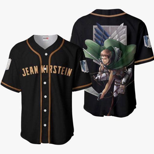 9Heritages 3D Anime Attack On Titan Jean Kirstein Custom Fandom Baseball Tee