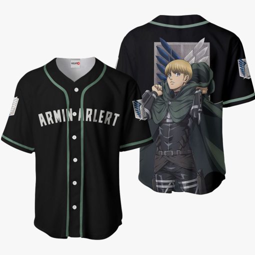 9Heritages 3D Anime Attack On Titan Armin Arlert Custom Fandom Baseball Tee