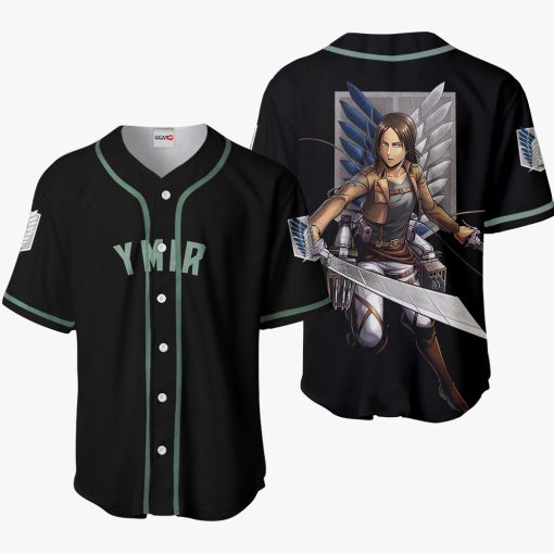 9Heritages 3D Anime Attack On Titan Ymir Custom Fandom Baseball Tee