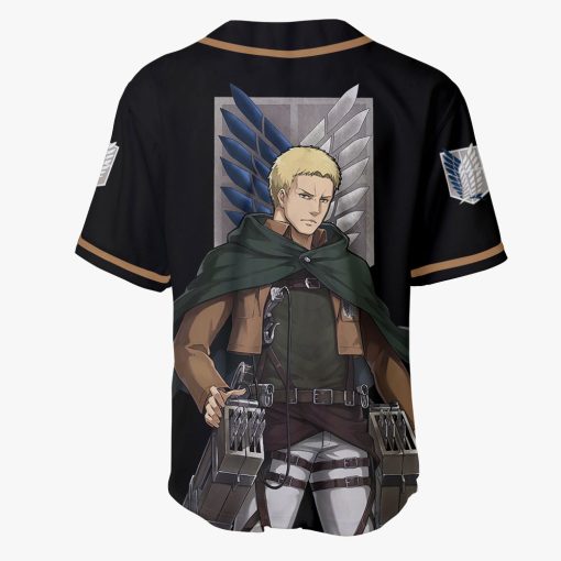 9Heritages 3D Anime Attack On Titan Reiner Braun Custom Fandom Baseball Tee