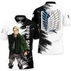 Erwin Smith Polo Shirts Attack On Titan Custom Anime