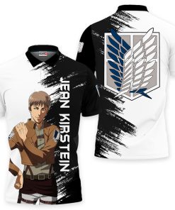 Jean Kirstein Polo Shirts Attack On Titan Custom Anime