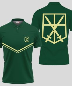 Training Corps Polo Shirts Custom Attack On Titan Anime