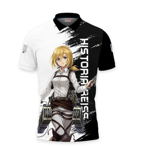 Historia Reiss Polo Shirts Attack On Titan Custom Anime