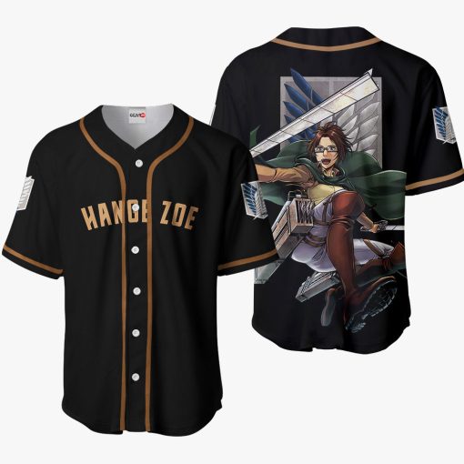 9Heritages 3D Anime Attack On Titan Hange Zoe Custom Fandom Baseball Tee