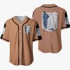 9Heritages 3D Anime Attack On Titan Survey Corps Custom Baseball Tee