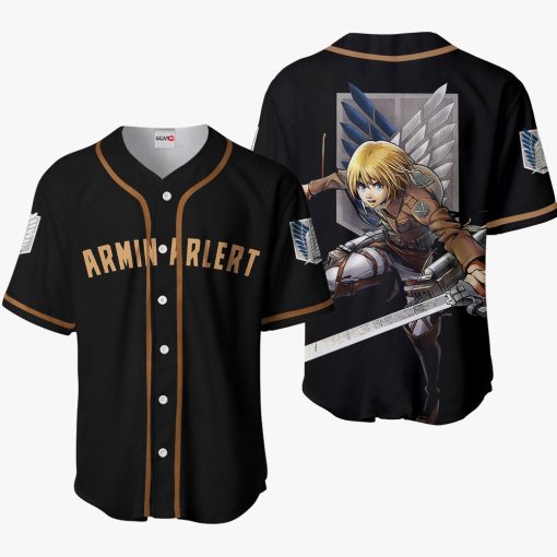 9Heritages 3D Anime Attack On Titan Armin Arlert Custom Fandom Baseball Tee VA301436