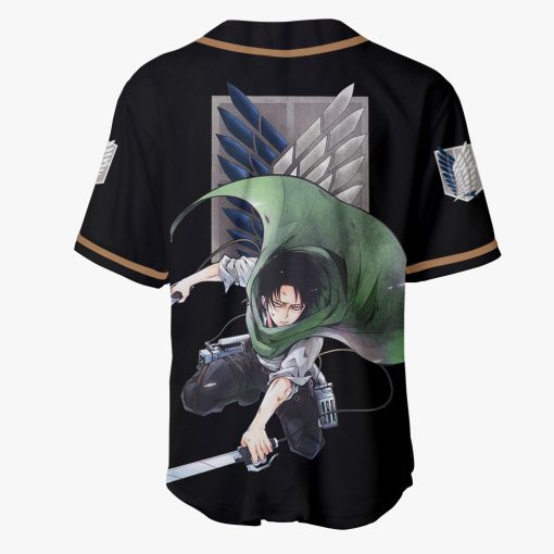 9Heritages 3D Anime Attack On Titan Levi Ackerman Custom Fandom Baseball Tee