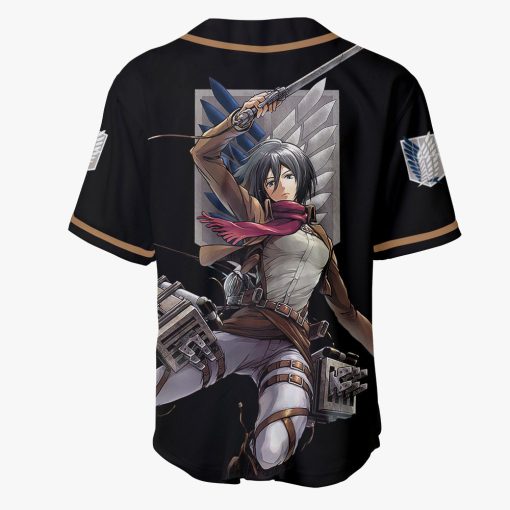 9Heritages 3D Anime Attack On Titan Mikasa Ackerman Sword Fighter Custom Fandom Baseball Tee