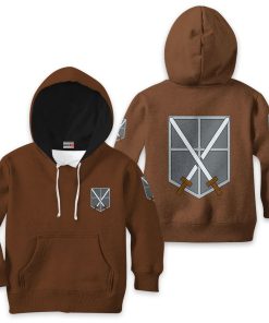 Attack On Titan Training Corps Kids Hoodie Custom Anime Clothes
