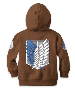 Attack On Titan Survey Corps Kids Hoodie Custom Anime Clothes