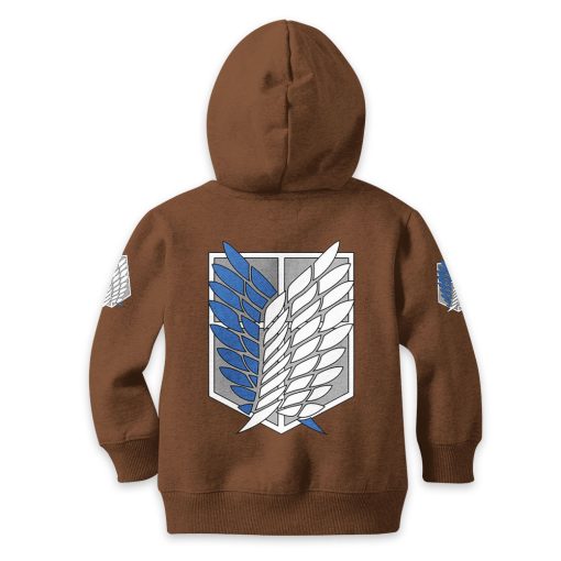 Attack On Titan Survey Corps Kids Hoodie Custom Anime Clothes