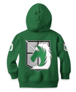 Attack On Titan Military Police Brigade Kids Hoodie Custom Anime Clothes