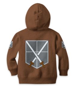 Attack On Titan Training Corps Kids Hoodie Custom Anime Clothes
