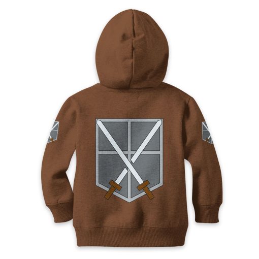 Attack On Titan Training Corps Kids Hoodie Custom Anime Clothes