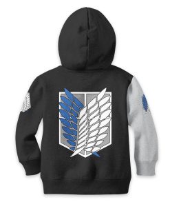 Attack On Titan Levi Ackerman Kids Hoodie Custom Anime Clothes