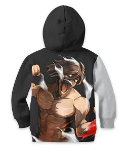 Attack On Titan Eren Yeager Titan Kids Hoodie Custom Anime Clothes