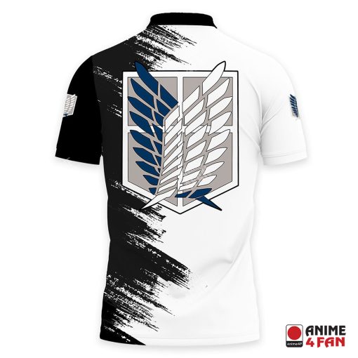 Hange Zoe Polo Shirts Attack On Titan Custom Anime