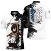 Mikasa Ackerman Polo Shirts Attack On Titan Custom Anime