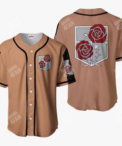 9Heritages 3D Anime Attack On Titan Garrison Regiment Custom Baseball Tee VA306015